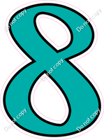 CUL 23.5" Individuals - Flat Teal 8