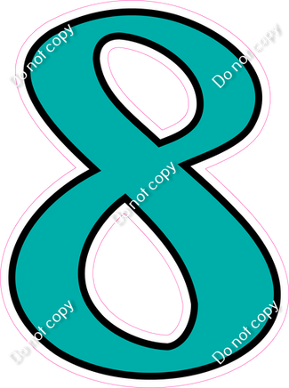 CUL 23.5" Individuals - Flat Teal 8