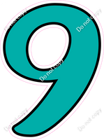 CUL 23.5" Individuals - Flat Teal 9