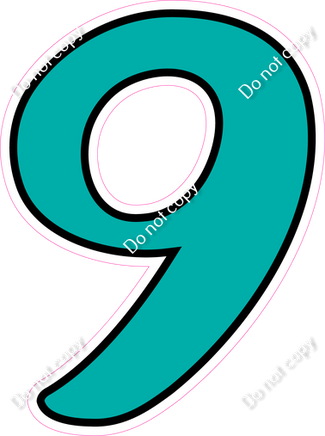 CUL 23.5" Individuals - Flat Teal 9