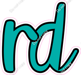 CUL 23.5" Individuals - Flat Teal RD