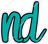 CUL 23.5" Individuals - Flat Teal ND