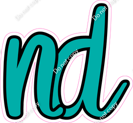 CUL 23.5" Individuals - Flat Teal ND