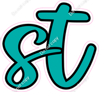 CUL 23.5" Individuals - Flat Teal ST