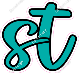 CUL 23.5" Individuals - Flat Teal ST