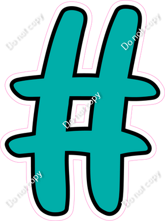 CUL 23.5" Individuals - Flat Teal #