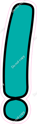 CUL 23.5" Individuals - Flat Teal !