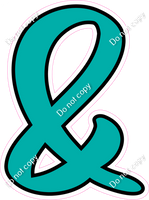 CUL 23.5" Individuals - Flat Teal &