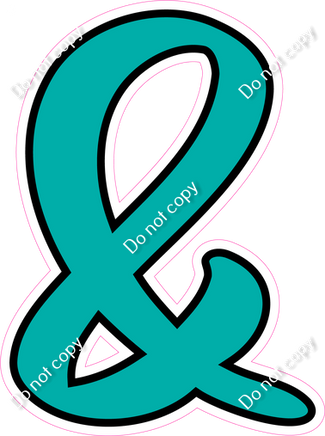 CUL 23.5" Individuals - Flat Teal &