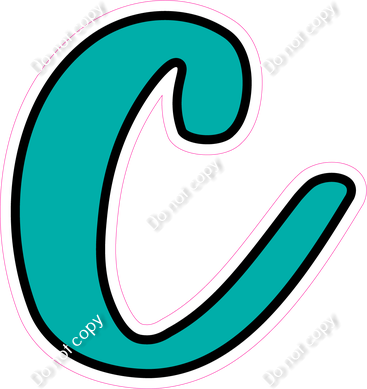 CUL 23.5" Individuals - Flat Teal c