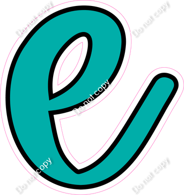 CUL 23.5" Individuals - Flat Teal e