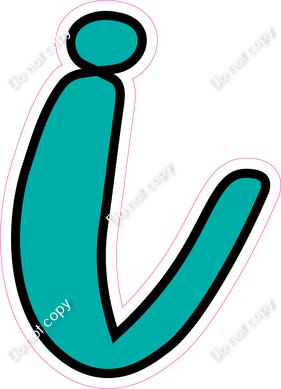 CUL 23.5" Individuals - Flat Teal i