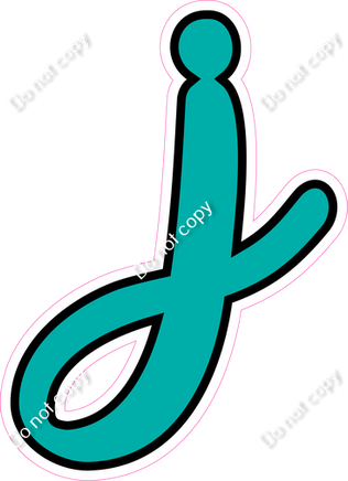 CUL 23.5" Individuals - Flat Teal j