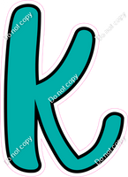 CUL 23.5" Individuals - Flat Teal k