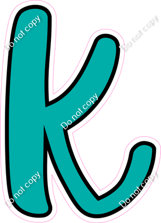 CUL 23.5" Individuals - Flat Teal k