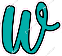 CUL 23.5" Individuals - Flat Teal w