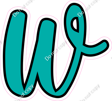 CUL 23.5" Individuals - Flat Teal w