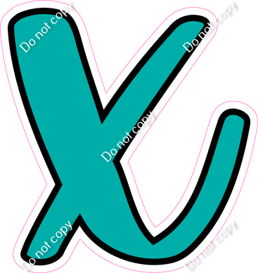 CUL 23.5" Individuals - Flat Teal x