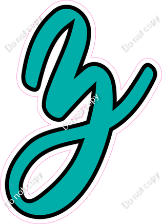 CUL 23.5" Individuals - Flat Teal z