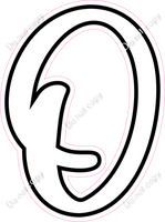 CUL 23.5" Individuals - Flat White O