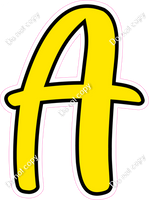 CUL 23.5" Individuals - Flat Yellow A