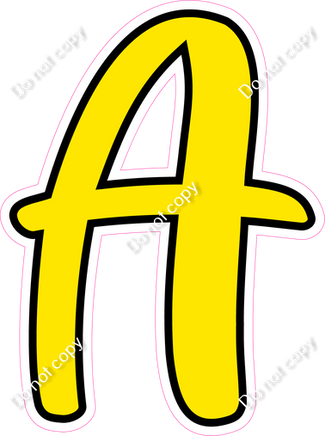 CUL 23.5" Individuals - Flat Yellow A