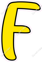 CUL 23.5" Individuals - Flat Yellow F