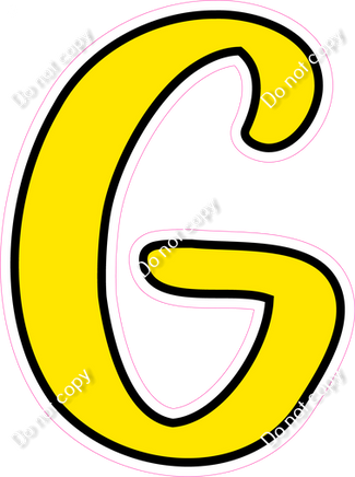 CUL 23.5" Individuals - Flat Yellow G