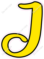 CUL 23.5" Individuals - Flat Yellow J