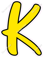 CUL 23.5" Individuals - Flat Yellow K