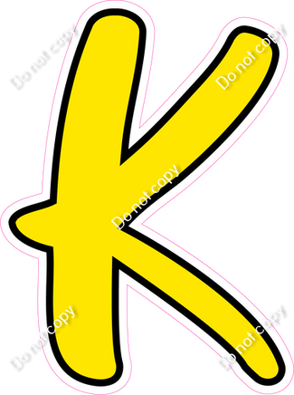 CUL 23.5" Individuals - Flat Yellow K