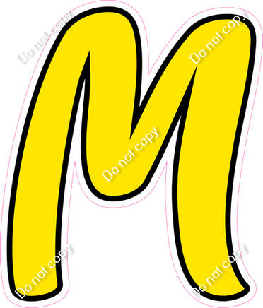 CUL 23.5" Individuals - Flat Yellow M