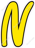 CUL 23.5" Individuals - Flat Yellow N