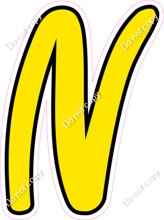 CUL 23.5" Individuals - Flat Yellow N