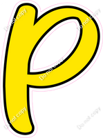 CUL 23.5" Individuals - Flat Yellow P