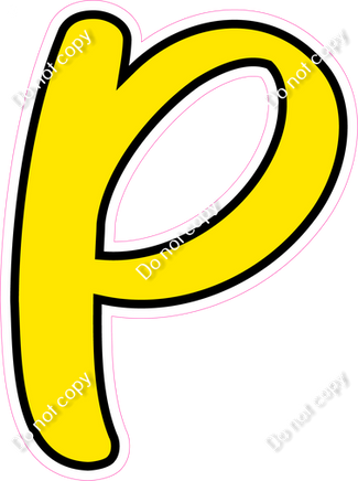 CUL 23.5" Individuals - Flat Yellow P