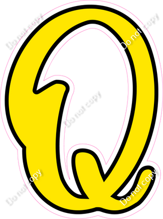 CUL 23.5" Individuals - Flat Yellow Q