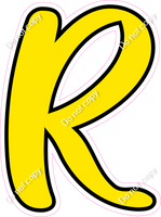 CUL 23.5" Individuals - Flat Yellow R