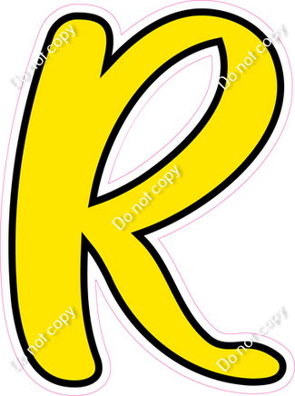 CUL 23.5" Individuals - Flat Yellow R