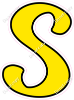 CUL 23.5" Individuals - Flat Yellow S