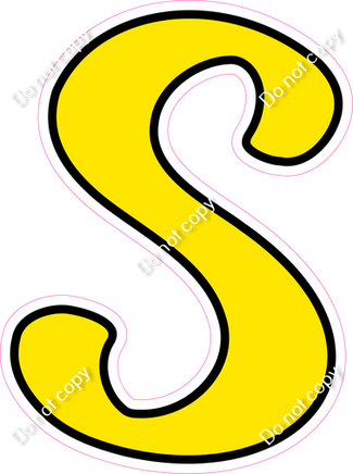 CUL 23.5" Individuals - Flat Yellow S