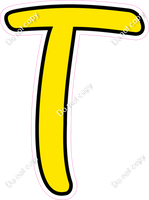 CUL 23.5" Individuals - Flat Yellow T