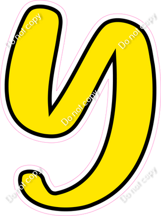 CUL 23.5" Individuals - Flat Yellow Y