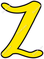 CUL 23.5" Individuals - Flat Yellow Z