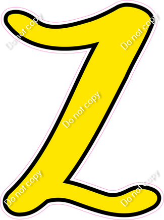 CUL 23.5" Individuals - Flat Yellow Z