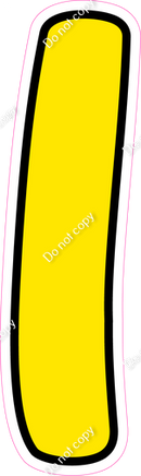 CUL 23.5" Individuals - Flat Yellow 1