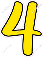 CUL 23.5" Individuals - Flat Yellow 4