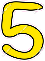 CUL 23.5" Individuals - Flat Yellow 5