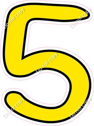 CUL 23.5" Individuals - Flat Yellow 5