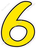 CUL 23.5" Individuals - Flat Yellow 6